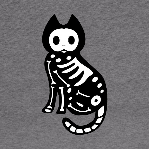 Skeleton cat by KaisPrints